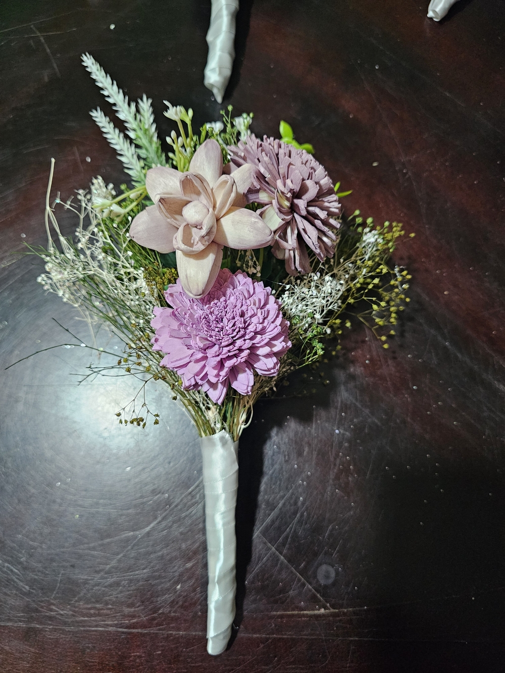 Sola Wood Lavender and Mauve Wedding Bouquet (4)